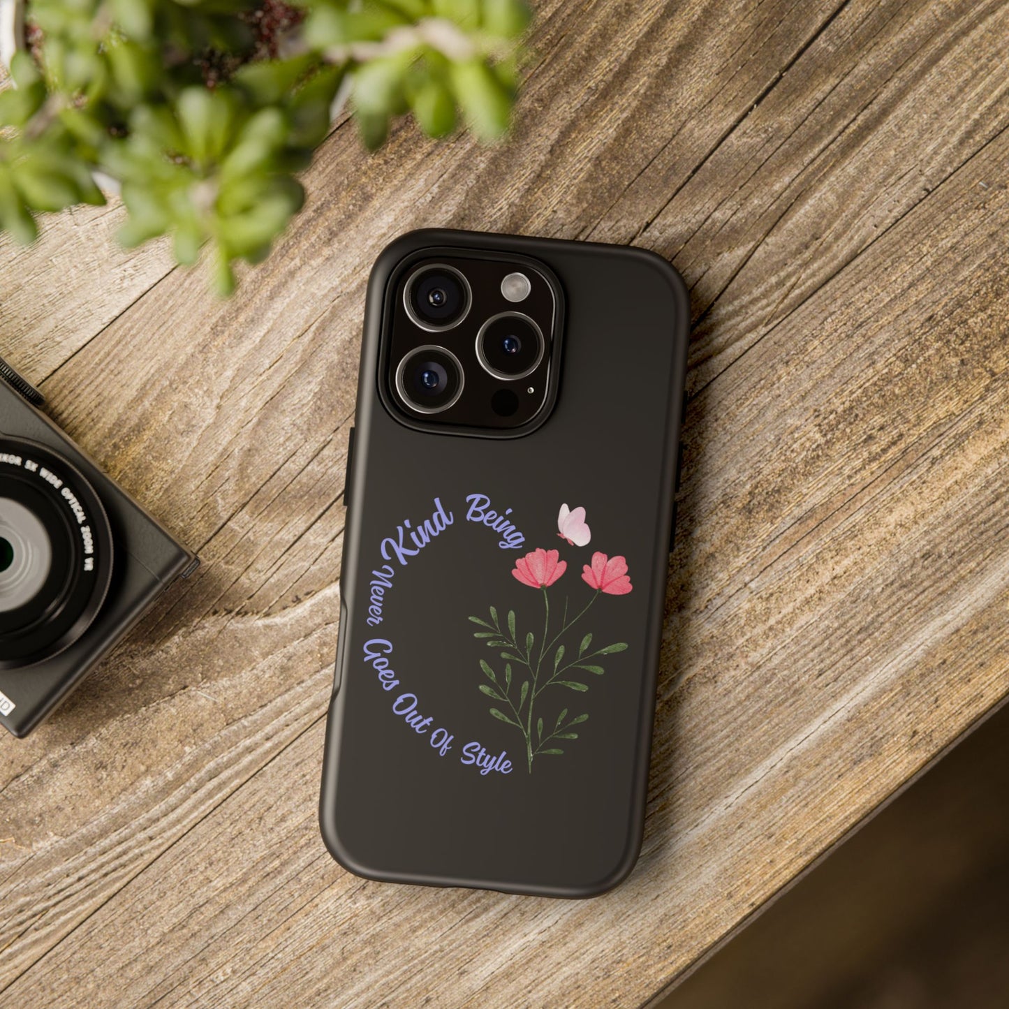 Floral Tough Case - Being Kind Phone Case