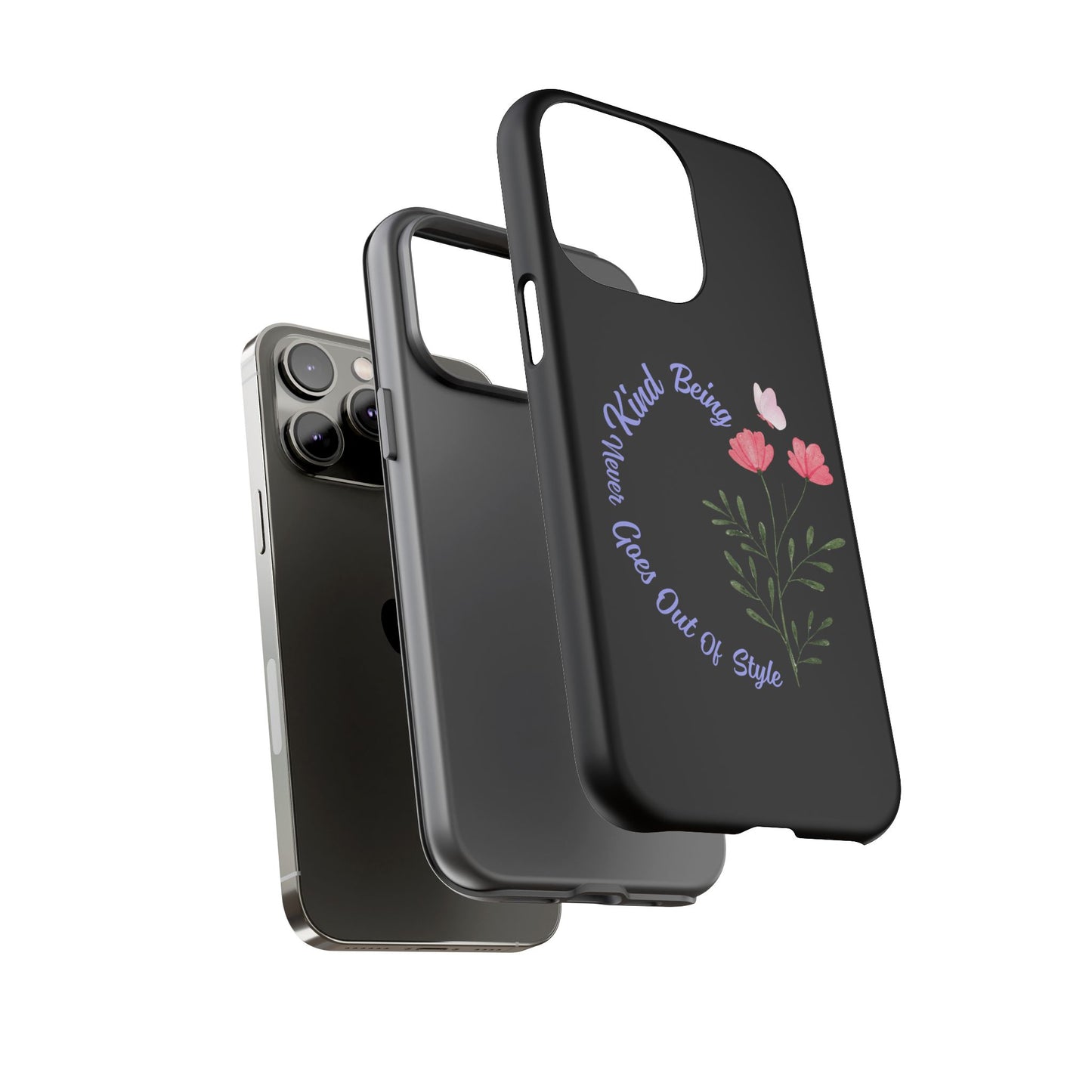 Floral Tough Case - Being Kind Phone Case