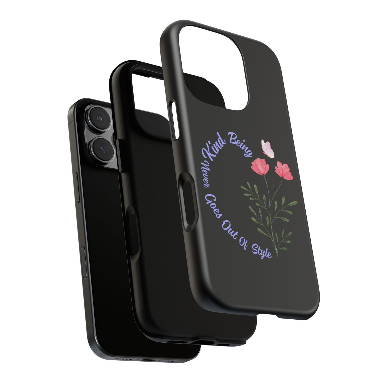 Floral Tough Case - Being Kind Phone Case