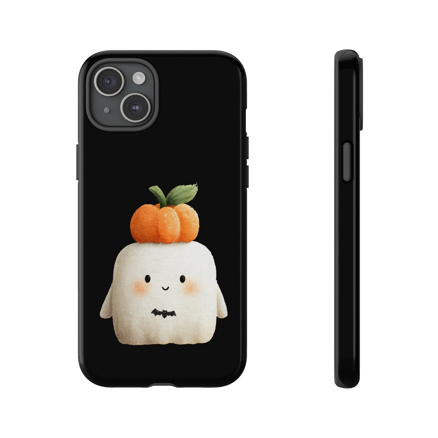 Cute Ghost Halloween Phone Case - Tough Cases for Fall & Spooky Season, Halloween Gift, Phone Accessory, Kawaii Decor, Pumpkin Design