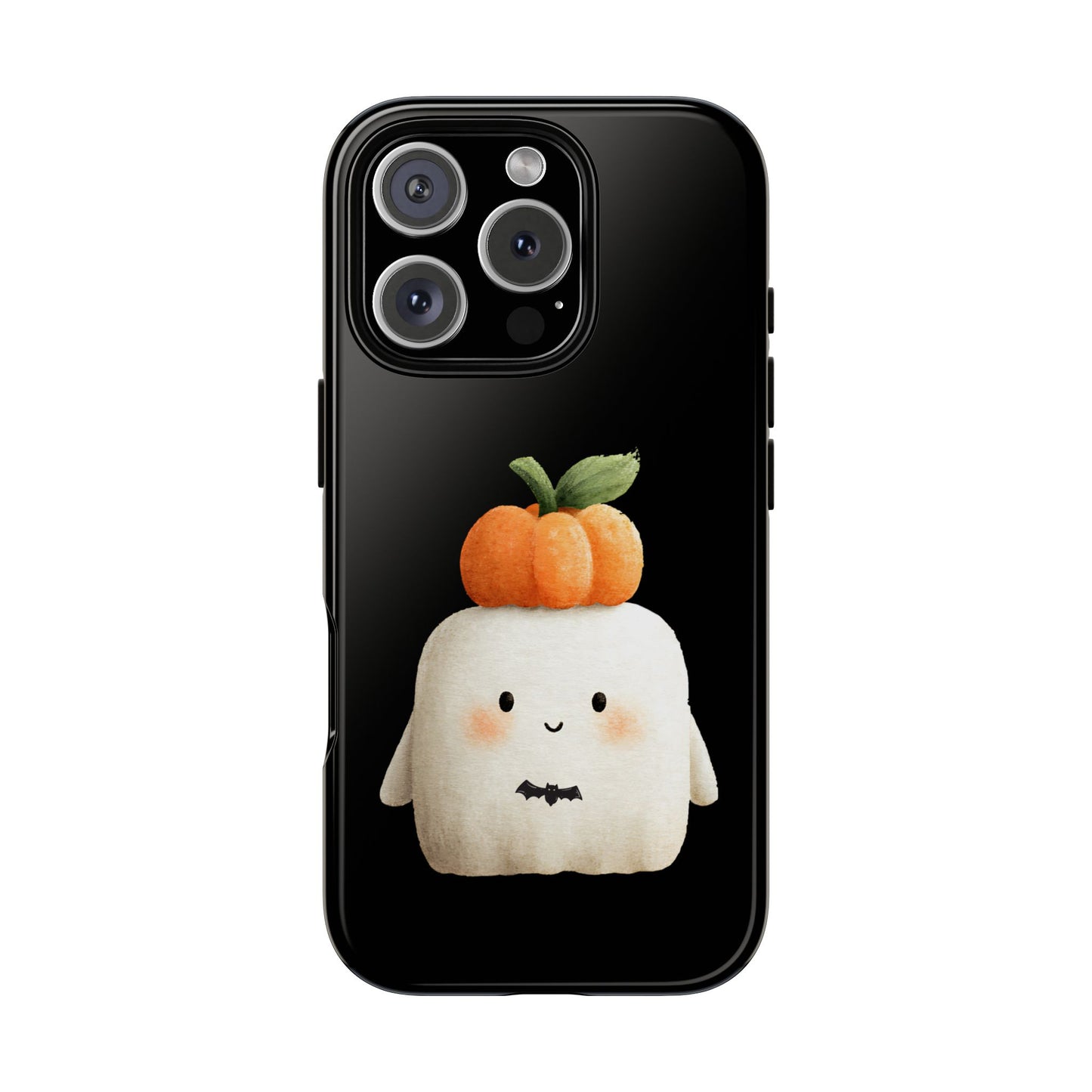 Cute Ghost Halloween Phone Case - Tough Cases for Fall & Spooky Season, Halloween Gift, Phone Accessory, Kawaii Decor, Pumpkin Design