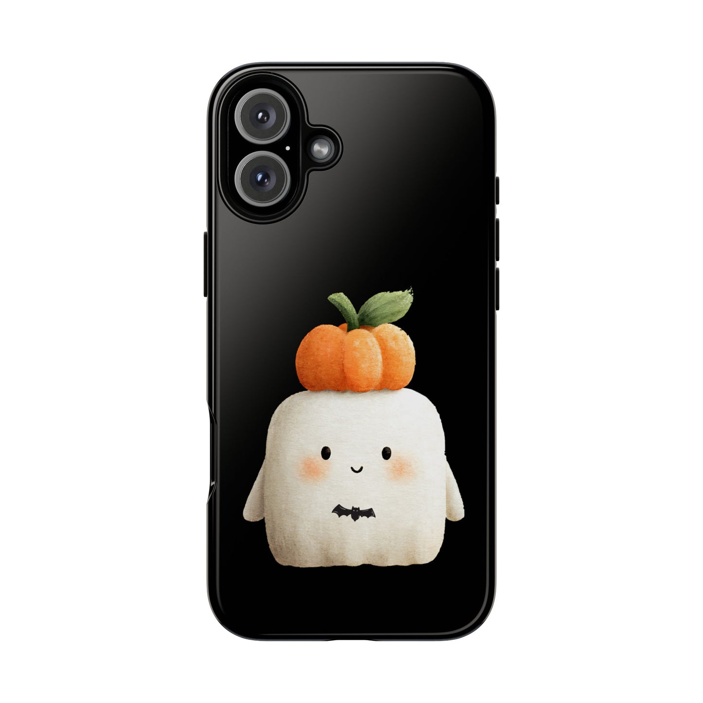 Cute Ghost Halloween Phone Case - Tough Cases for Fall & Spooky Season, Halloween Gift, Phone Accessory, Kawaii Decor, Pumpkin Design