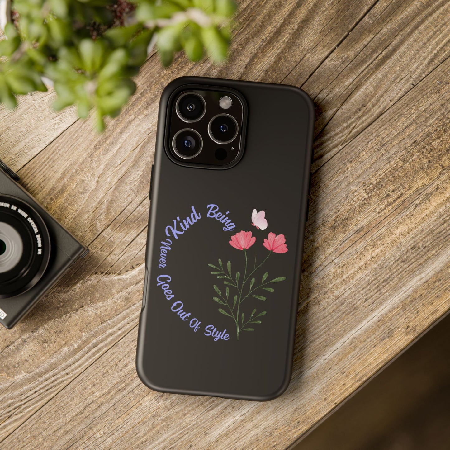 Floral Tough Case - Being Kind Phone Case