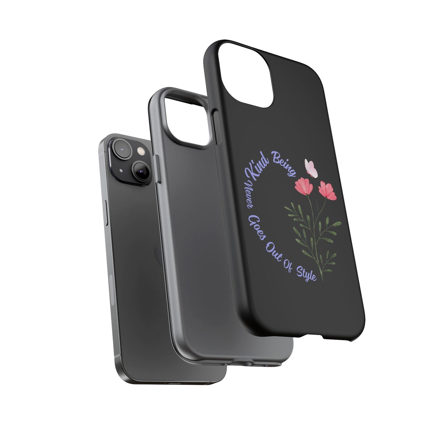 Floral Tough Case - Being Kind Phone Case