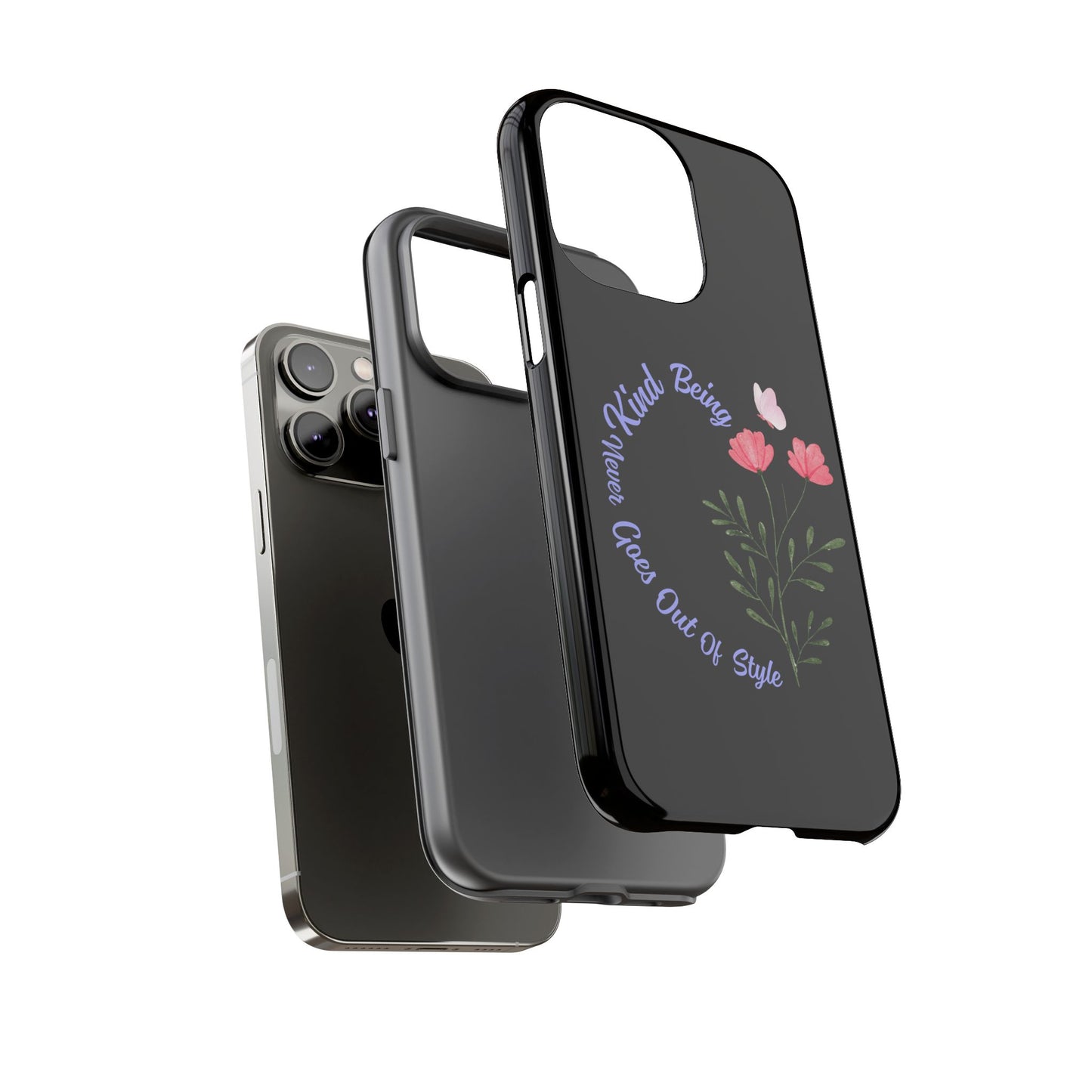 Floral Tough Case - Being Kind Phone Case