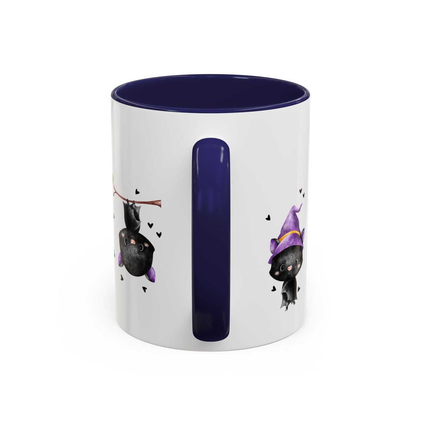 Mug Whimsical Bat with Hearts Halloween Animal Lover Gift