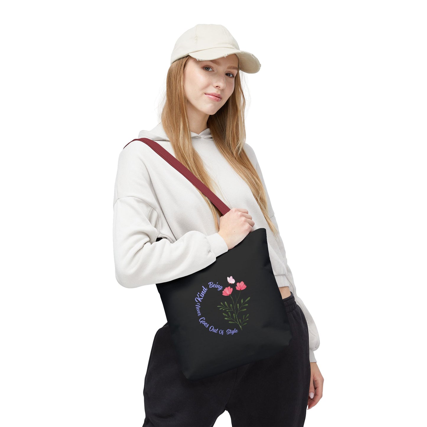 Floral Positive Tote Bag