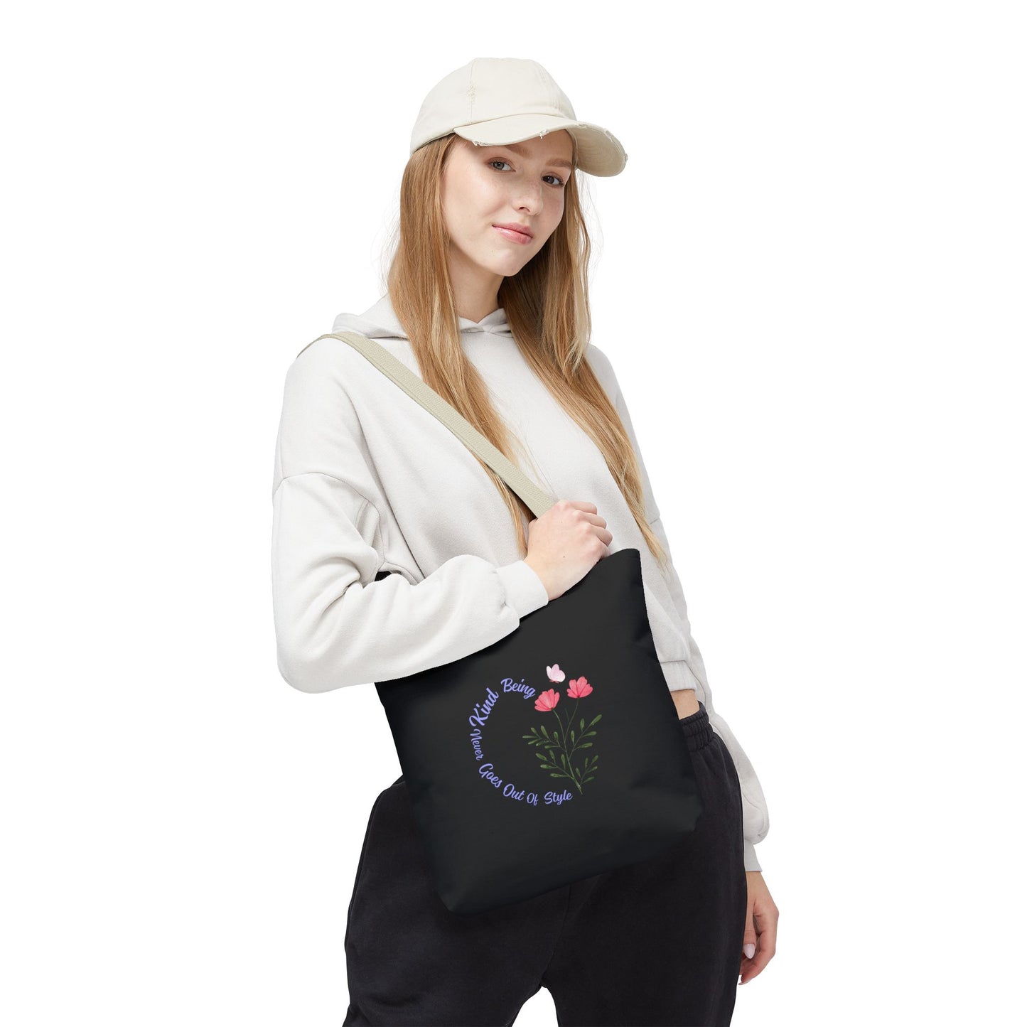 Floral Positive Tote Bag