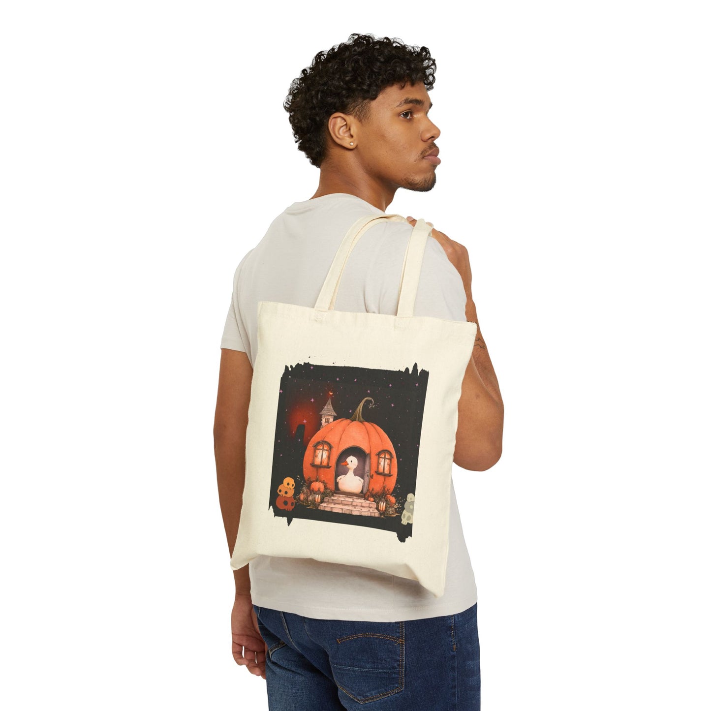 Halloween Cotton Tote Bag