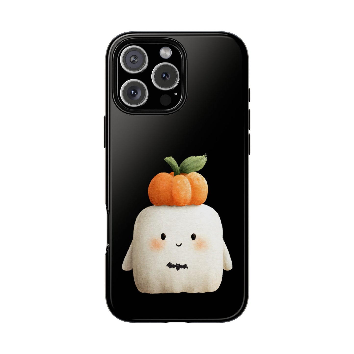 Cute Ghost Halloween Phone Case - Tough Cases for Fall & Spooky Season, Halloween Gift, Phone Accessory, Kawaii Decor, Pumpkin Design
