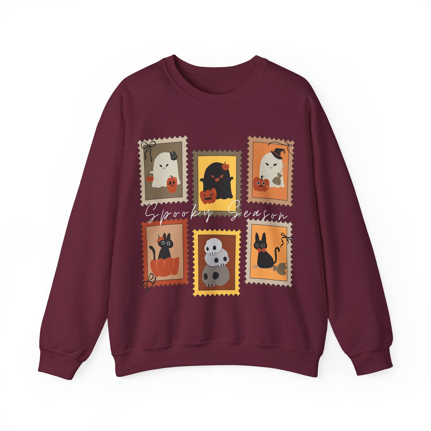 Spooky Fall Crewneck Sweatshirt| Halloween Vibes Unisex Sweatshirt