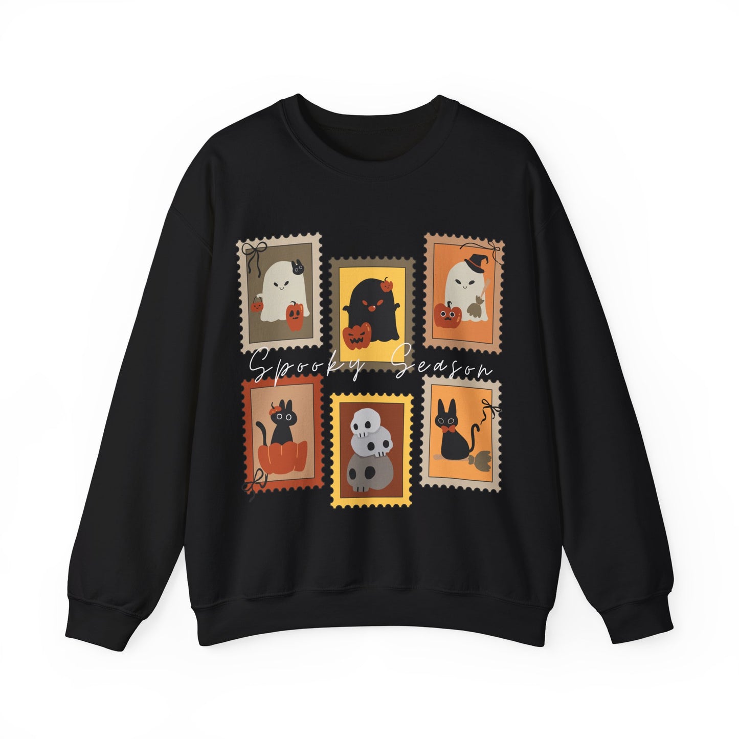 Spooky Fall Crewneck Sweatshirt| Halloween Vibes Unisex Sweatshirt