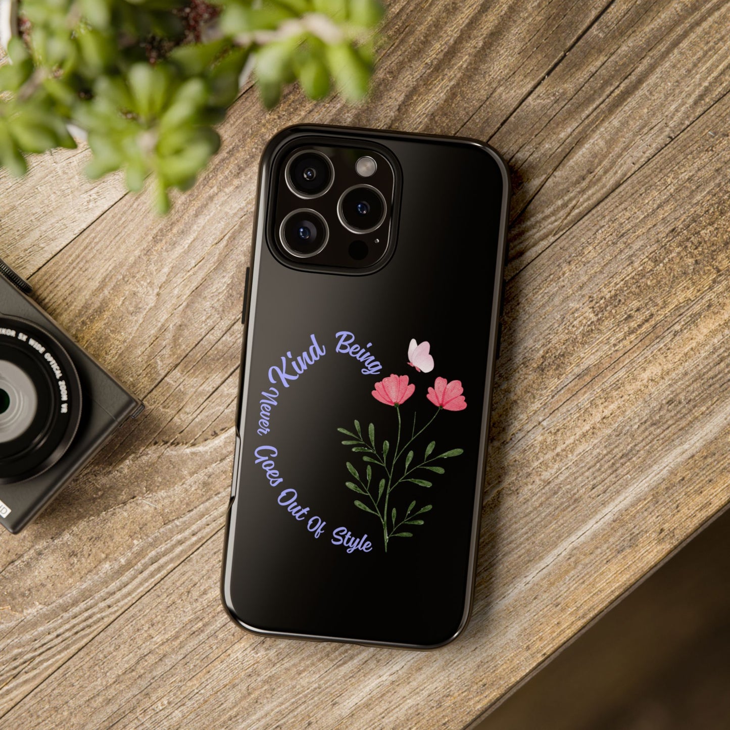 Floral Tough Case - Being Kind Phone Case