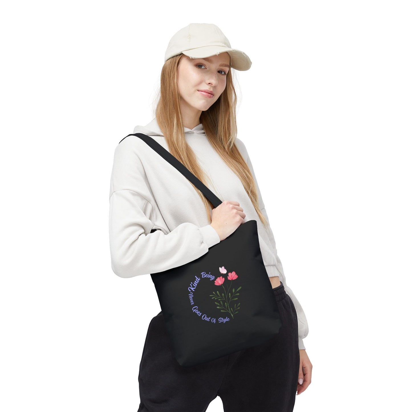 Floral Positive Tote Bag