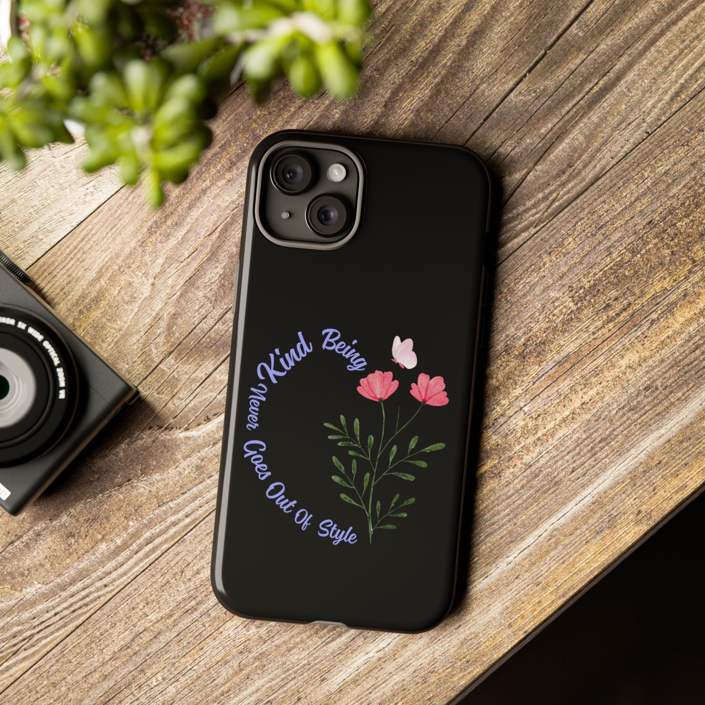 Floral Tough Case - Being Kind Phone Case