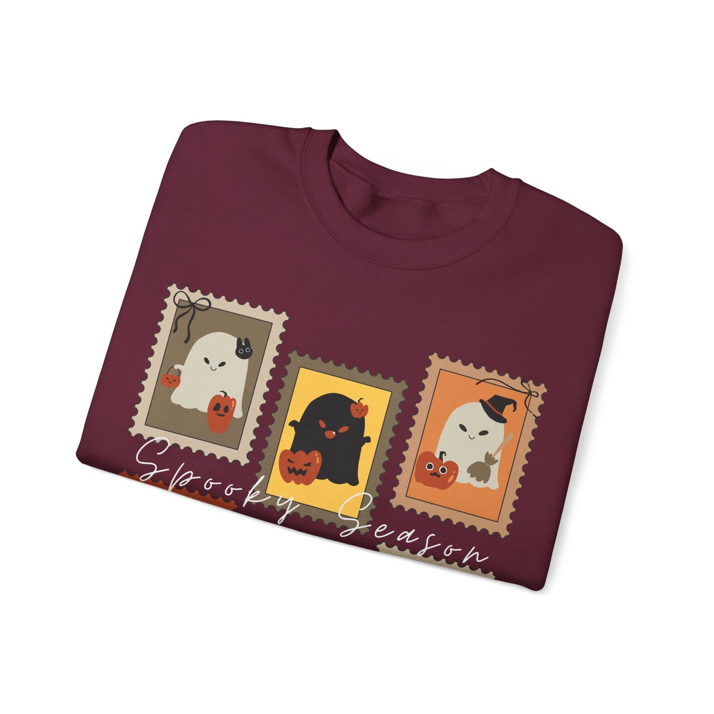 Spooky Fall Crewneck Sweatshirt| Halloween Vibes Unisex Sweatshirt