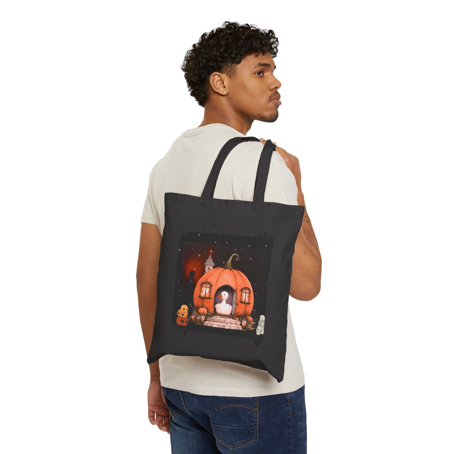 Halloween Cotton Tote Bag