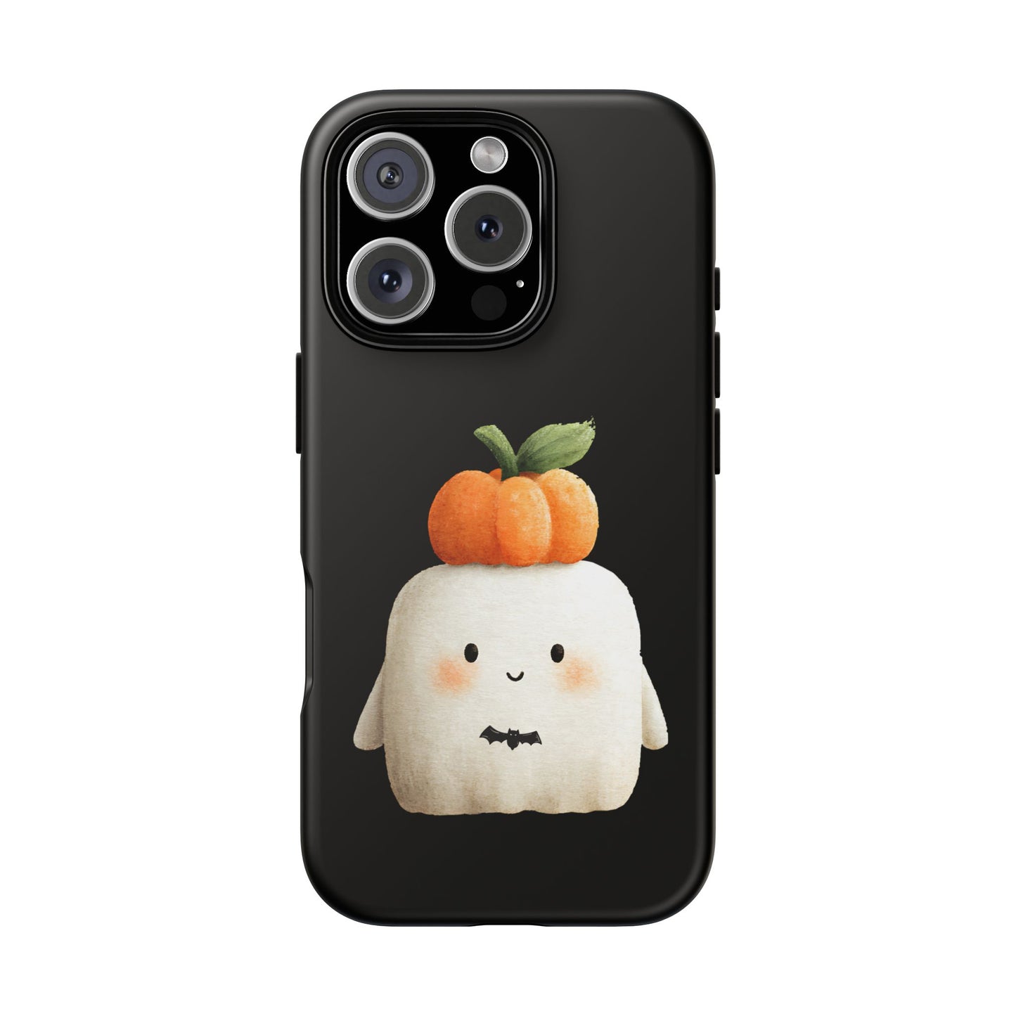 Cute Ghost Halloween Phone Case - Tough Cases for Fall & Spooky Season, Halloween Gift, Phone Accessory, Kawaii Decor, Pumpkin Design