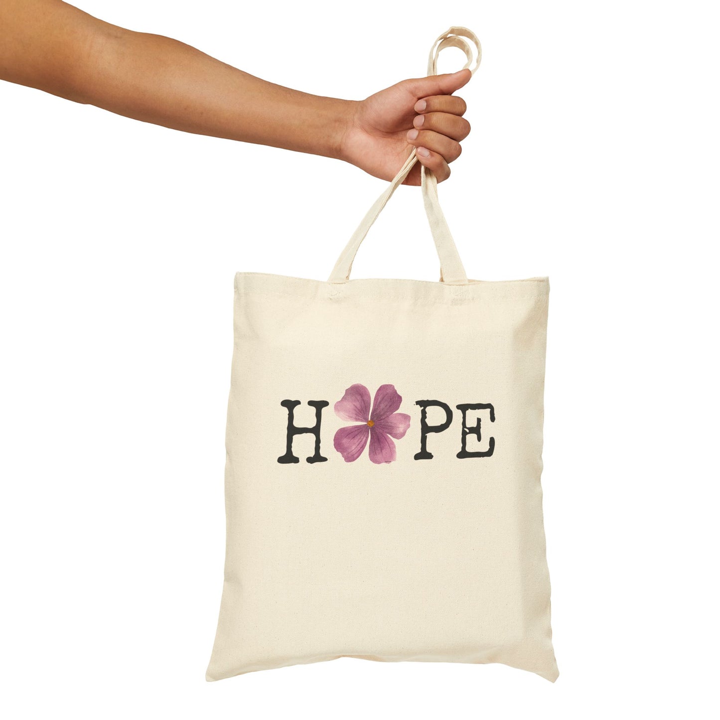 Floral Tote Bag - Hopeful Bloom Eco Friendly Shopper
