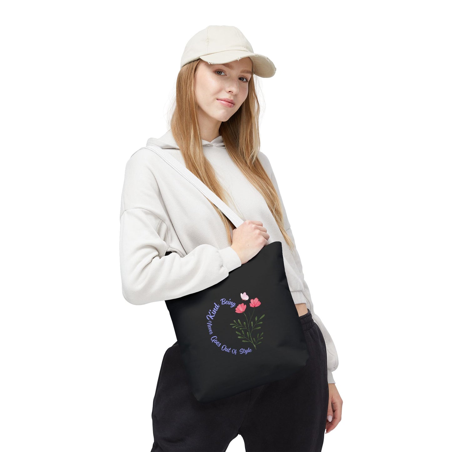 Floral Positive Tote Bag