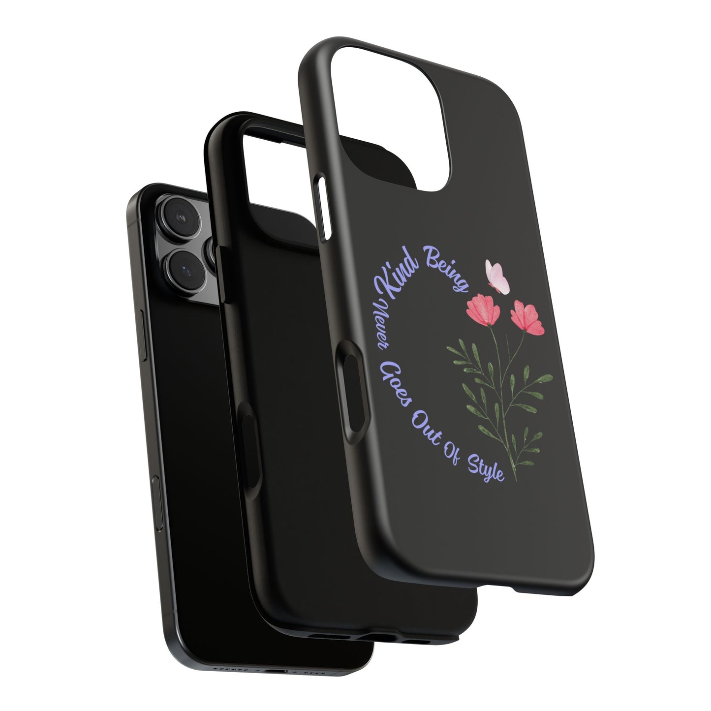 Floral Tough Case - Being Kind Phone Case