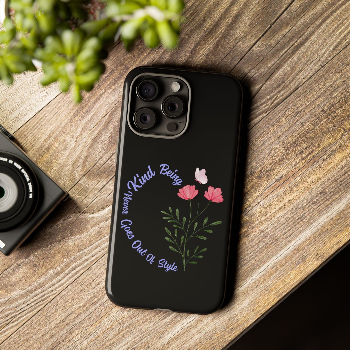 Floral Tough Case - Being Kind Phone Case