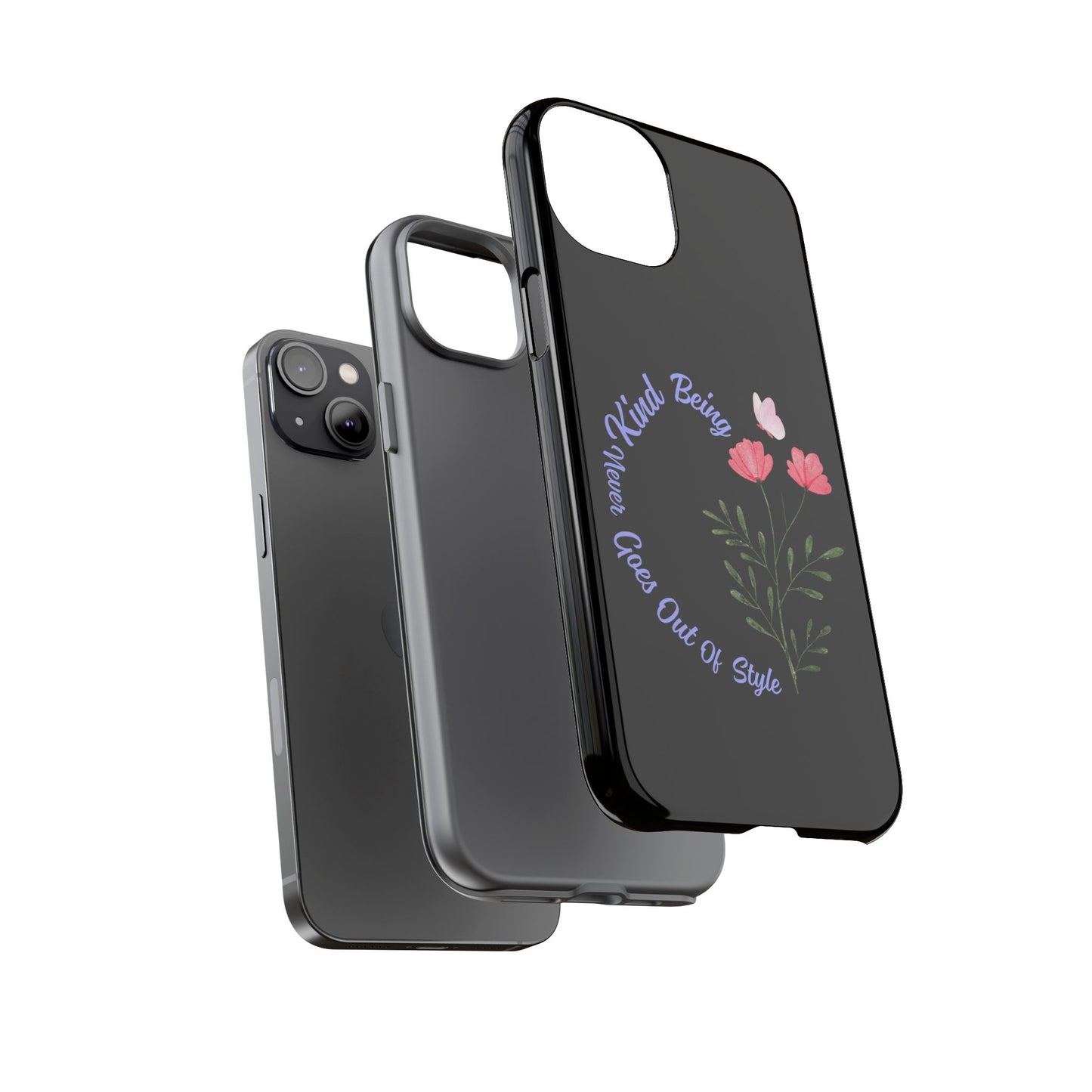 Floral Tough Case - Being Kind Phone Case