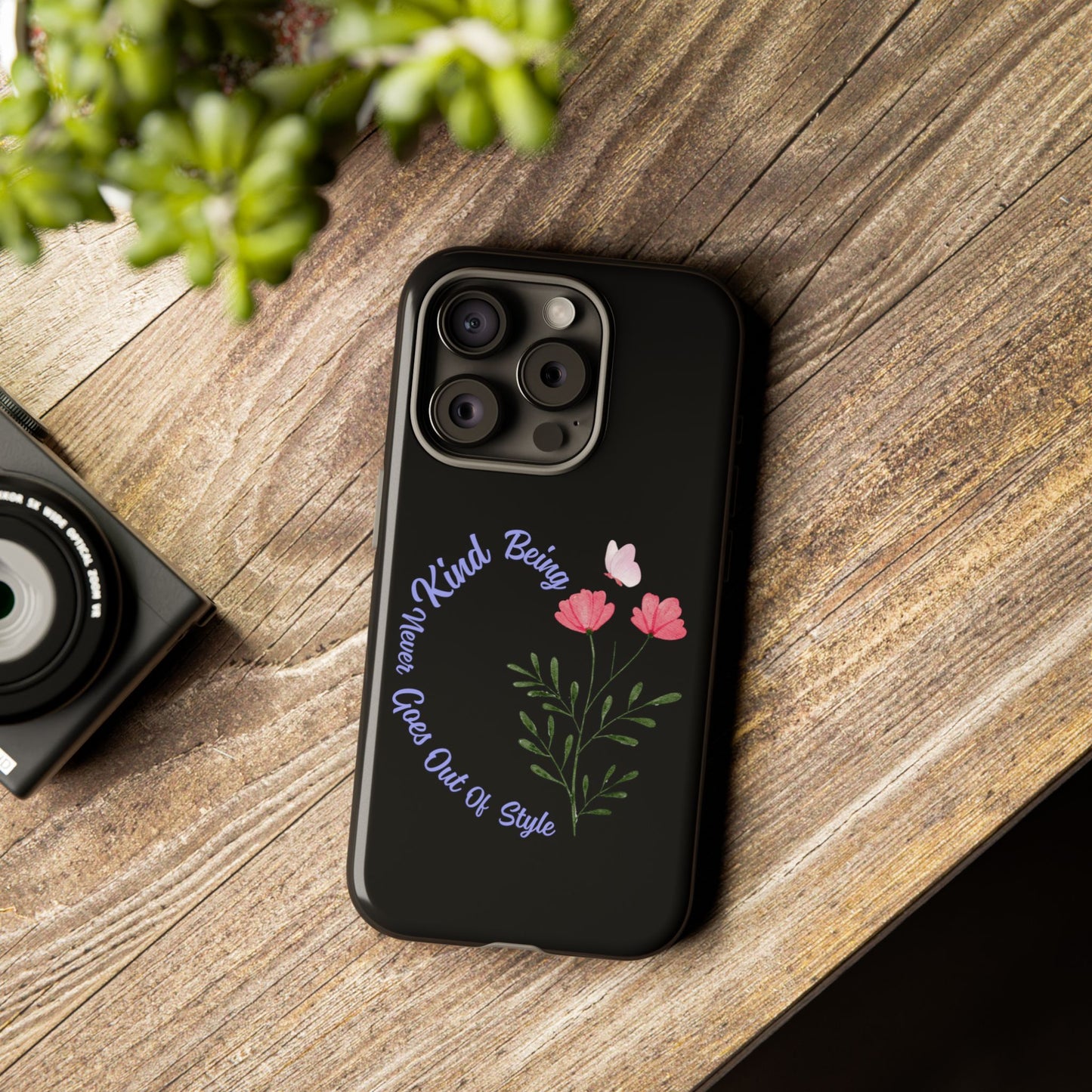 Floral Tough Case - Being Kind Phone Case