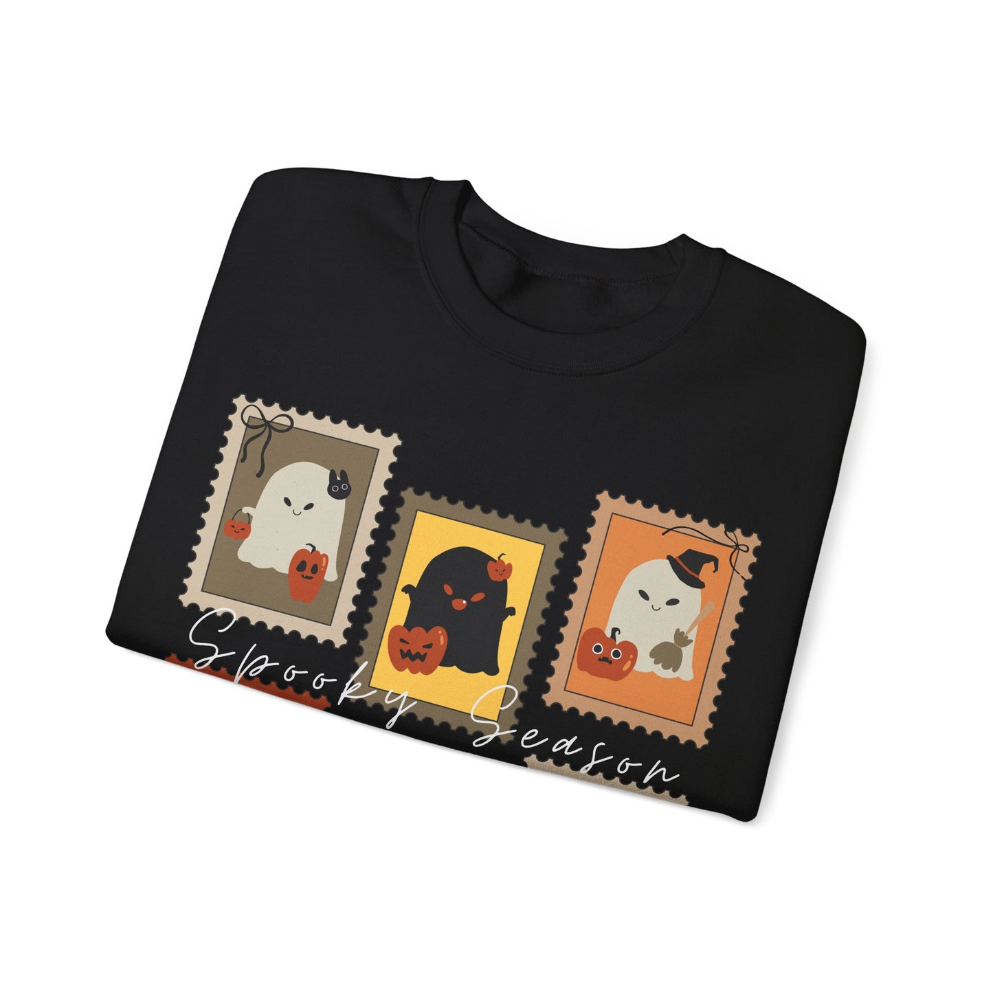 Spooky Fall Crewneck Sweatshirt| Halloween Vibes Unisex Sweatshirt