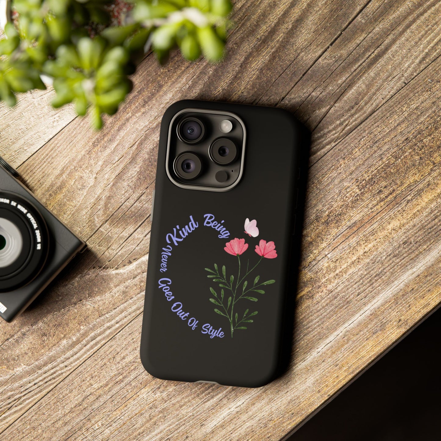 Floral Tough Case - Being Kind Phone Case