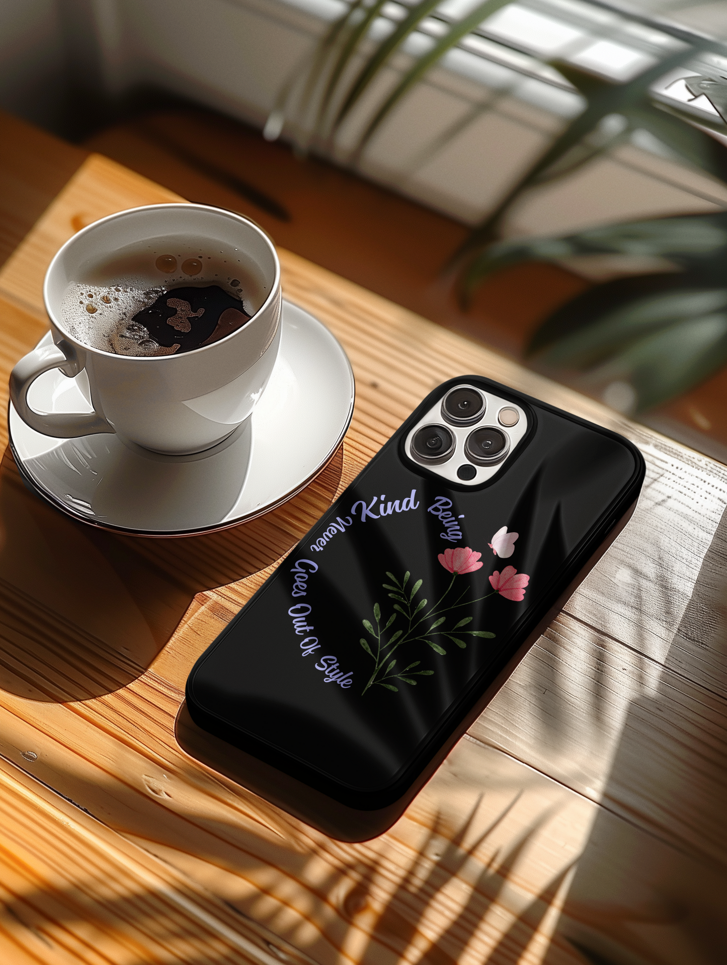 Floral Tough Case - Being Kind Phone Case